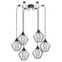 SE21-BL-B10-BL6-GR1 ADEPT PENDANT Black Metal Grid Pendant+ HOMELIGHTING 77-8747