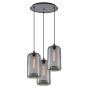 SE21-SM-19-30-3BL+ FEINT Smoked Glass Pendant+ HOMELIGHTING 77-8783