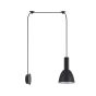 SE21-BL-4-NM1W-MS2 ADEPT TUBE Black Matt Wall Lamp Black Metal Shade+ HOMELIGHTING 77-8816