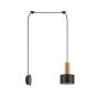 SE21-GM-4-NM1W-MS1 ADEPT TUBE Gold Matt Wall Lamp Black Metal Shade+ HOMELIGHTING 77-8829
