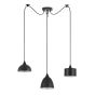 SE21-BL-B10-BL3-MS123 ADEPT FLEX Black Metal Shade Pendant+ HOMELIGHTING 77-8959