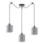 SE21-BL-B10-BL3-SH2 ADEPT PENDANT Grey Shade Pendanr+ HOMELIGHTING 77-9016