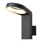 Φωτιστικό Επιτοίχιο Εξ.Χώρου IP54 H25cm Χυτό Αλουμίνιο Ανθρακί Led 6w 3000K Sunn Light GL12104