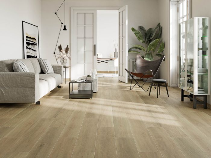 Πλακάκι Δαπέδου Τύπου Ξύλου Πορσελανάτο 23x120cm Boreal Miel Mat