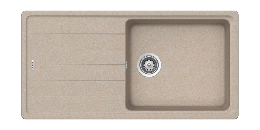 Νεροχύτης Ένθετος M100xΠ50 εκ. Γρανίτης Sabbia Schock Cristalite Element 31100-1501