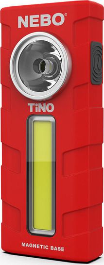 Φακός Εργασίας Μπαταρίας Led 300lm με Κλιπ Τσέπης & Μαγνητική Βάση NEBO Tino Red 6809