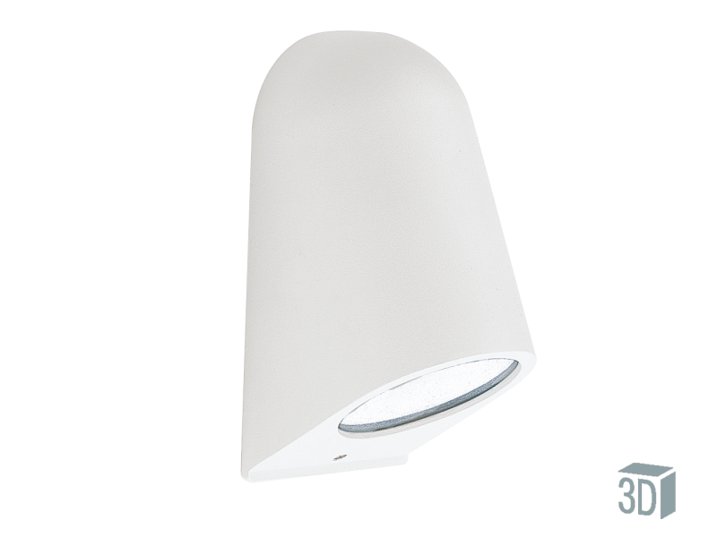 Απλίκα Εξ.Χώρου IP56 5w Led 1*GU10 Λευκό Αλουμίνιο Viokef Hydra 4136201