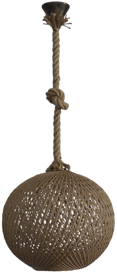 SILK-02 ROPE NATURAL-UT-BR 1/L Φ35 Ε/27 Heronia 31-1150