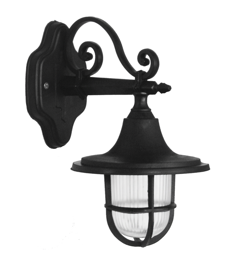 Απλίκα επιτοίχια LP-700ΑΚ BLACK Heronia 07-1135