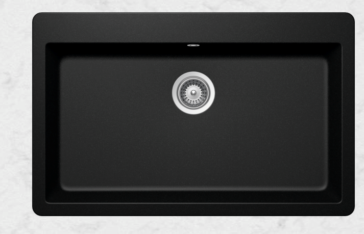 Νεροχύτης Ένθετος Ερμάριο 90εκ.83,8*53 εκ.Γρανίτης Puro Schock Cristadur 15090-1402