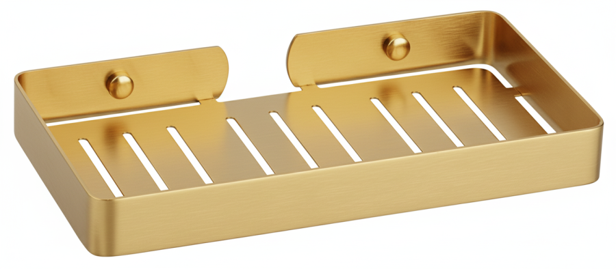 Σπογγοθήκη Ίσια Χρυσό Ματ Bronze Art Σπογγοθήκες 13H9-G1