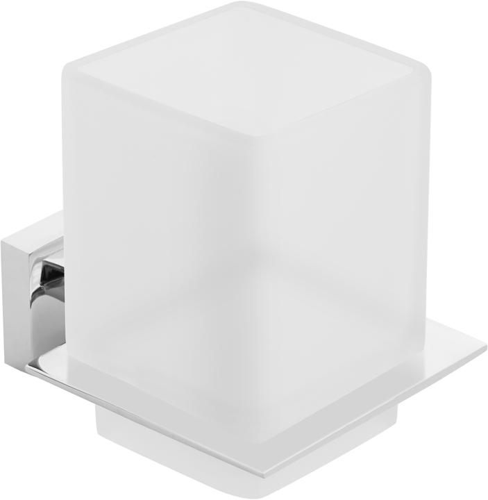 Ποτηροθήκη Γυαλί Χρώμιο Bronze Art Genesis 20G1-10