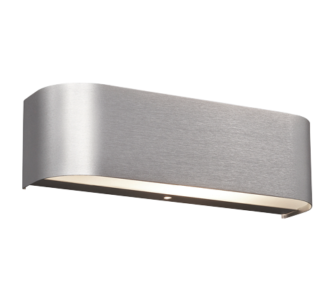 Φωτιστικό Τοίχου L30xH6cm Led 2x3,1w 2x310lm 3000K Ασημί Trio Lighting Adriano 220810205