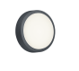 Επιτοίχια Πλαφονιέρα Ανθρακί 20cm Εξ. Χώρου IP54 LED 8,5w 3000K 850lm Trio Lighting Breg 227260142