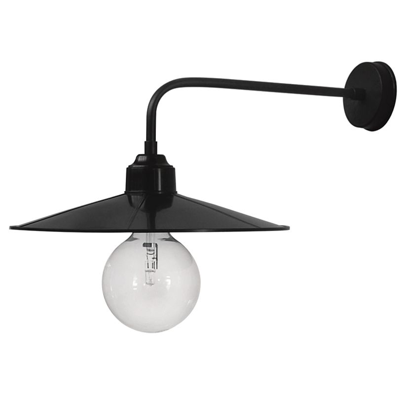 Φωτιστικό επιτοίχιο AS-181AP 1L BLACK Heronia 31-0977