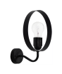 Φωτιστικό τοίχου HALKA/AP BLACK Heronia 34-0057