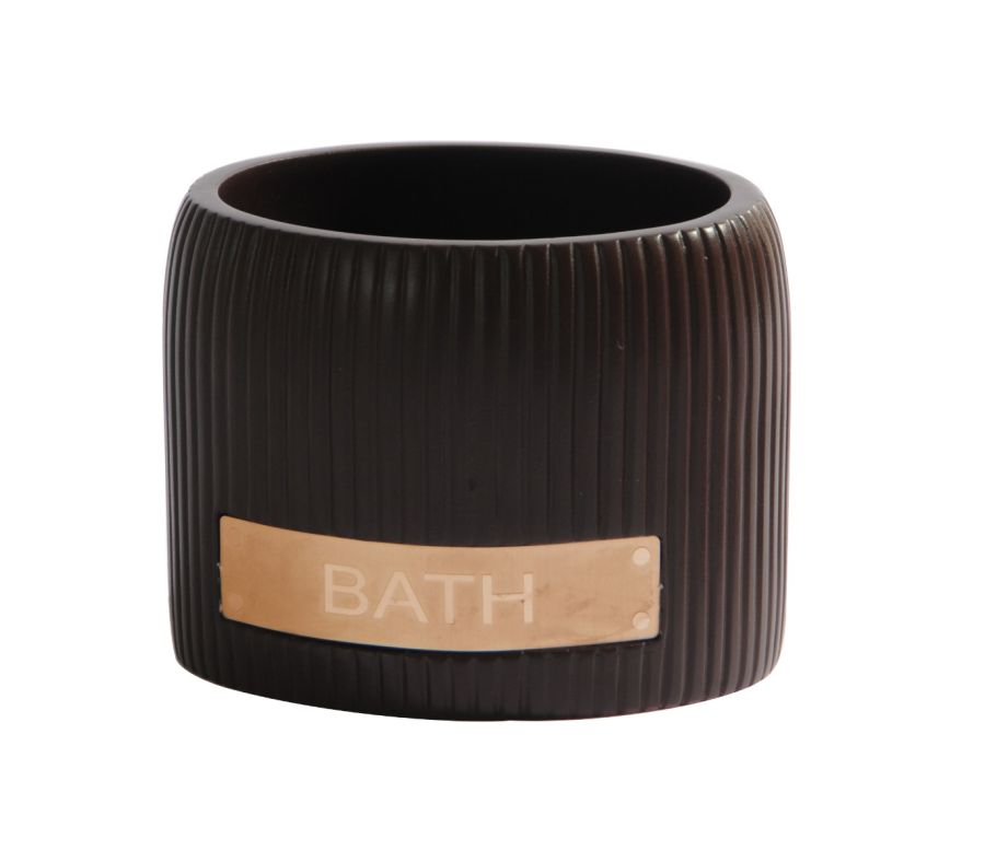 Ποτηροθήκη Μπάνιου για Οδοντόβουρτσες Ecocasa Bath Bronze 02-3074