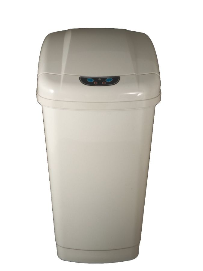 Αυτόματος Κάδος με φωτοκύτταρο 23 lt, 26x33x52,50 cm Πλαστικό Γαλακτερό Λευκό Favorite Plastic Dolphin EAD101123FPMW