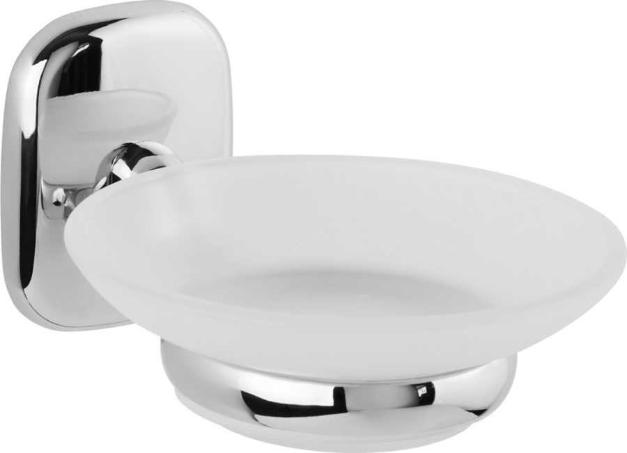 Σαπουνοθήκη Γυαλί Χρώμιο Bronze Art Hotelia MH01-10-10