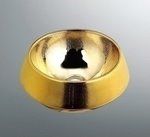 Νιπτήρας Doha Επιτραπέζιος Χρυσό Ματ Ø42,5*Β15cm