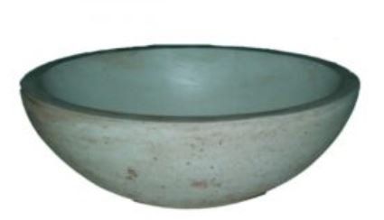 Νιπτήρας Επιτραπέζιος Χειροποίητος 39*30*15 εκ. Μπεζ Travertino "ΑΦΡΟΔΙΤΗ" 90067