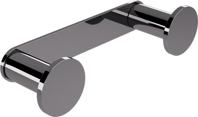 Άγγιστρο Διπλό W110xD35xH28mm Gun Metal Gloss Verdi Omicron 3022250