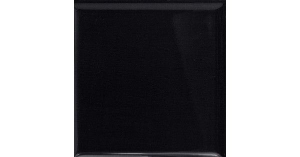 Πλακάκι Κουζίνας-Τοίχου 15x15cm Μαύρο Γυαλιστερό Pasta Bianca Retificato Kroma Black Glossy