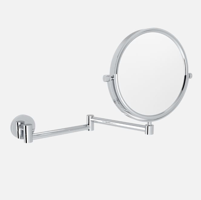 Καθρέπτης Μεγεθυντικός x3 Ø20 cm Επιτοίχιος με Πτυσσόμενο Βραχίονα Χρωμέ Verdi 5080222
